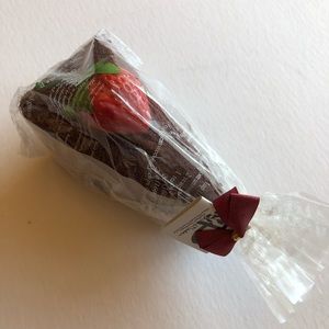 Birthday cake Washcloth: Chocolate Cake Slice. NEW